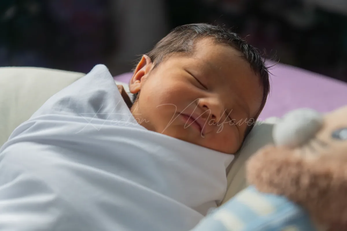 Fotografía newborn de recién nacido en Campeche