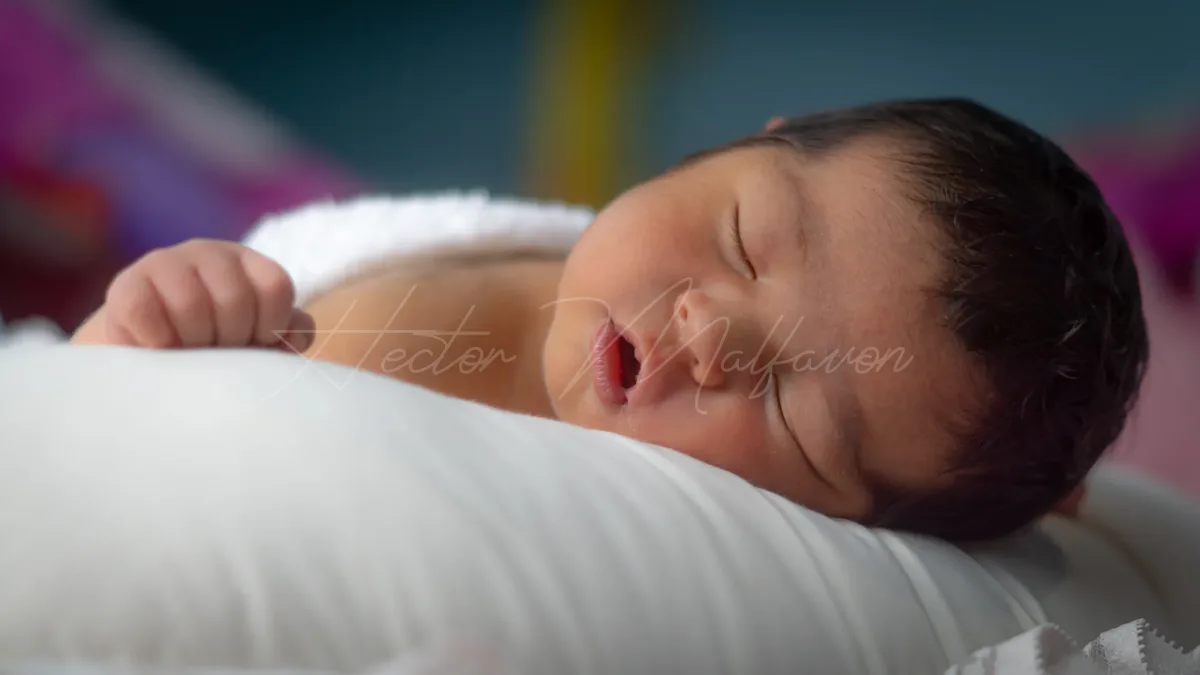 Fotografía newborn de recién nacido en Campeche